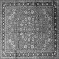 thumbnail image 1 of Ahgly Company Indoor Square Medallion Gray Traditional Area Rugs, 8' Square, 1 of 1