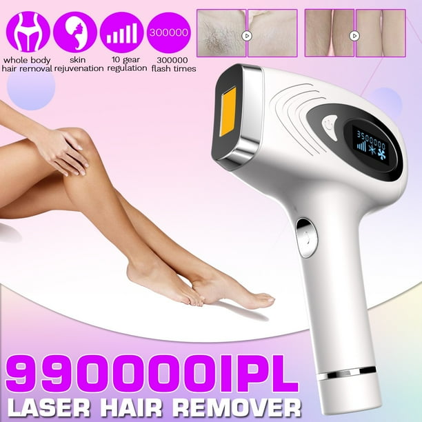 Laser Hair Removal For Women And Men At Home Ipl Hair Removal Great For Face And Body Permanent And Painless Hair Remover Walmart Com