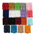 thumbnail image 2 of Altotux 1.75" 20 Colors Embroidered Floral Venice Lace Trim Guipure By 2 Yards (Lime), 2 of 2