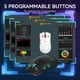 thumbnail image 5 of ATTACK SHARK X11 Mouse Inalámbrico para Juegos con Base de Carga RGB, Tri-modo 2.4G/USB-C con Cable/bluetooth, 22000 DPI, Sensor PAW3311, 5 Botones Programables, Compatible con PC/Mac, Negro, 5 of 8