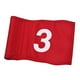 thumbnail image 3 of Banderas de golf Accesorios de golf portátiles Equipo Bandera grande numerada para putting green 3, 3 of 9