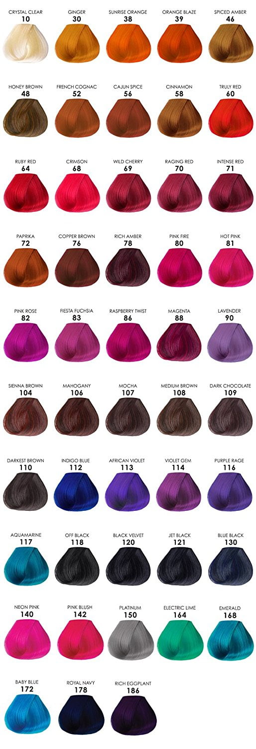 Semi Permanent Hair Color You Pick Pack Of 3 Choose Any Color That You Would Like By Adore Walmart Com