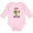 AD-Pink, variant on Cinco De Mayo Let's Fiesta Cute Cactus with Sombrero Boys or Girls Long Sleeve Baby Bodysuit