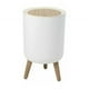 thumbnail image 1 of Bote de basura de material duradero y liviano, contenedor de baño de estilo nórdico elegante y moderno con uso en múltiples escenarios para salas de estar y cocinas, 1 of 5