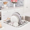 thumbnail image 2 of Better Houseware 1423/W White Adjustable Over-the-Sink Dish Drainer, 2 of 4