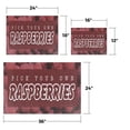 thumbnail image 3 of Pick Your Own Raspberries Vinyl Decal 12 Inch x 16 Inch Weatherproof Heavy-Duty Adhesive Backing | Sweet Berries, Freshly Harvested, Farmer’s Markets | Made in USA, 3 of 6