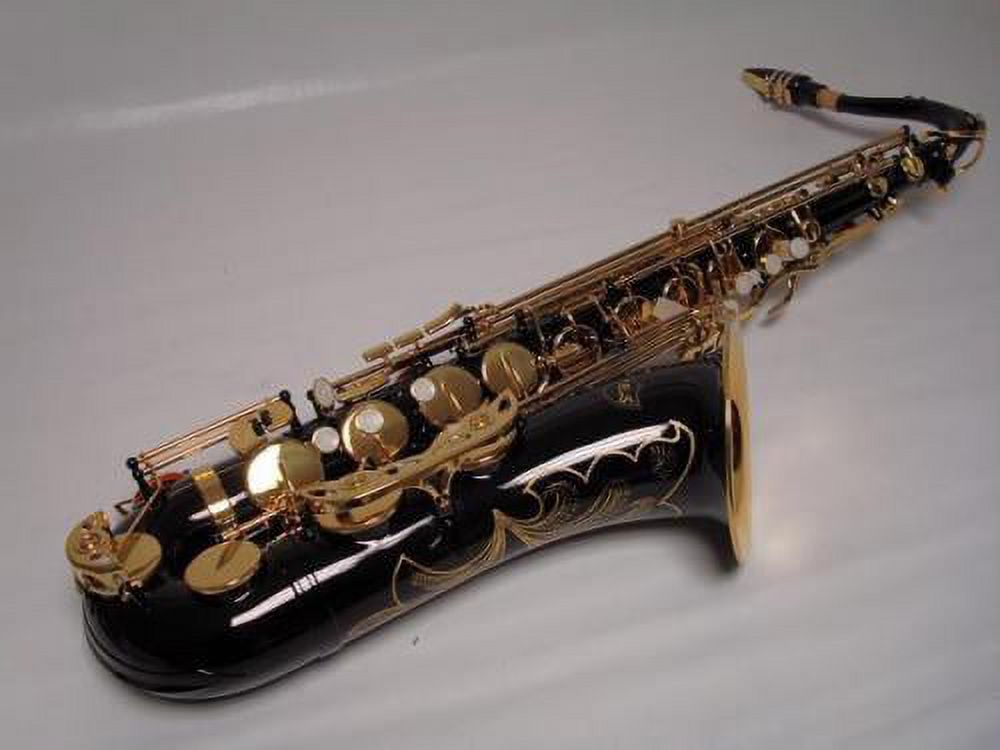 OPUS USA by Ktone Durable Professional Tenor Saxophone, Black/Gold