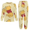 thumbnail image 2 of Winnie The Pooh Unisex Adults Round Neck Pajama Set Two Piece Set Pajama Suit Nightgown Soft And Comfortable Nightclothes For Mens Womens, 2 of 5