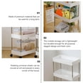 thumbnail image 6 of MLINS 1Pc Multi-layer Storage Rack Bathroom Kitchen Office Storage Container, 6 of 8