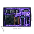 thumbnail image 3 of Men'S Gift Box Set, 7 Pieces, Leather Belt, Wallet, Wrist Watch, Pen, Keychain and Bracelet Set for Dad, Husband, Boyfriend, Father'S Day, Valentine'S Day, Birthday and Christmas Gift, 3 of 9