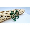 thumbnail image 6 of Mall of Style - Green Football Earrings for Women - Football Jewelry - Football Stuff (Pine Green), 6 of 8