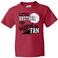thumbnail image 3 of Inktastic Little Brother and Biggest Fan- Baseball Family Fan Youth T-Shirt, 3 of 5