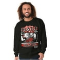 thumbnail image 3 of Popeye Let Your Hustle Do The Talking Men Big & Tall Sweatshirt Brisco Brands 3X, 3 of 5