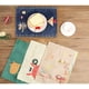 thumbnail image 5 of 4 manteles individuales de algodón lavable, manteles individuales con manteles de mesa de dibujos animados de bolsillo para niños y bebés Xemadio LL-0899, 5 of 7