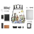 thumbnail image 6 of Balery Herbs and Wildflowers Lightweight Backpack for Men and Women - Durable and Water-Resistant, Ideal for School, Work, Travel, and Everyday Use, 6 of 9