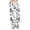 White, variant on Beach Pants for Women 2026 Spring Summer Floral Print Elastic Waist Wide Leg Loose Linen Baggy Pants with Pockets