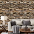 thumbnail image 2 of Innens PVC Brick Wall Paper Peeling And Paste Waterproof, Brick Wall Contact Paper Self-adhesive Removable Decorative Imitation Brick Wallpaper 1.47 * 9.84in, 2 of 24