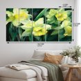 thumbnail image 4 of Designart "Nature s Impression of Daffodils in Yellow and Green II" Floral Wall Art Prints Set, 4 of 5