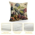 thumbnail image 4 of RUIYC Pillow with Zipper Standard Retro Vintage Wine Pattern France Style Pillow Covers Room Decor French Pillow Cushion Case for Couch Bed Sofa, 4 of 5