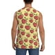 thumbnail image 4 of Fotbe Apple Men's Camiseta sin Mangas Estampada para Hombres, Playera Casual para Gimnasio, Entrenamiento, Playa-Large, 4 of 7