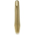 thumbnail image 3 of AynnQueen Ponytail Extension Claw Clip in Pony Tails Hair Extensions Synthetic Wavy Straight Secret Ponytail Hairpiece 18/21 Inch, 3 of 6