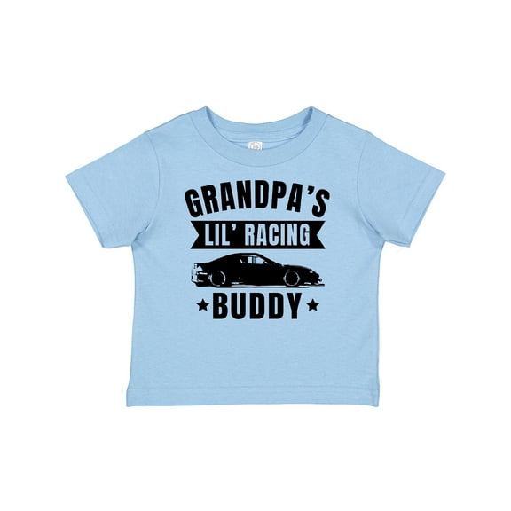 Inktastic Grandpas Lil Racing Buddy Boys or Girls Baby T-Shirt