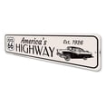 thumbnail image 4 of Est 1926 Route 66 Novelty Decor, Metal Wall Sign - 4x18 Inches, 4 of 4