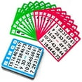100 Bingo Cards in Mixed Colors by Royal Bingo Supplies