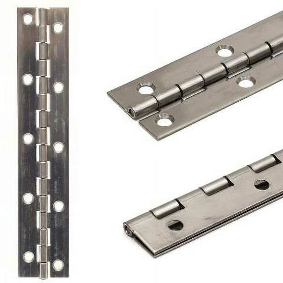 MasterCraft Boat Transom Lid Piano Hinge 565255 | 8 x 1 1/2 Inch SS