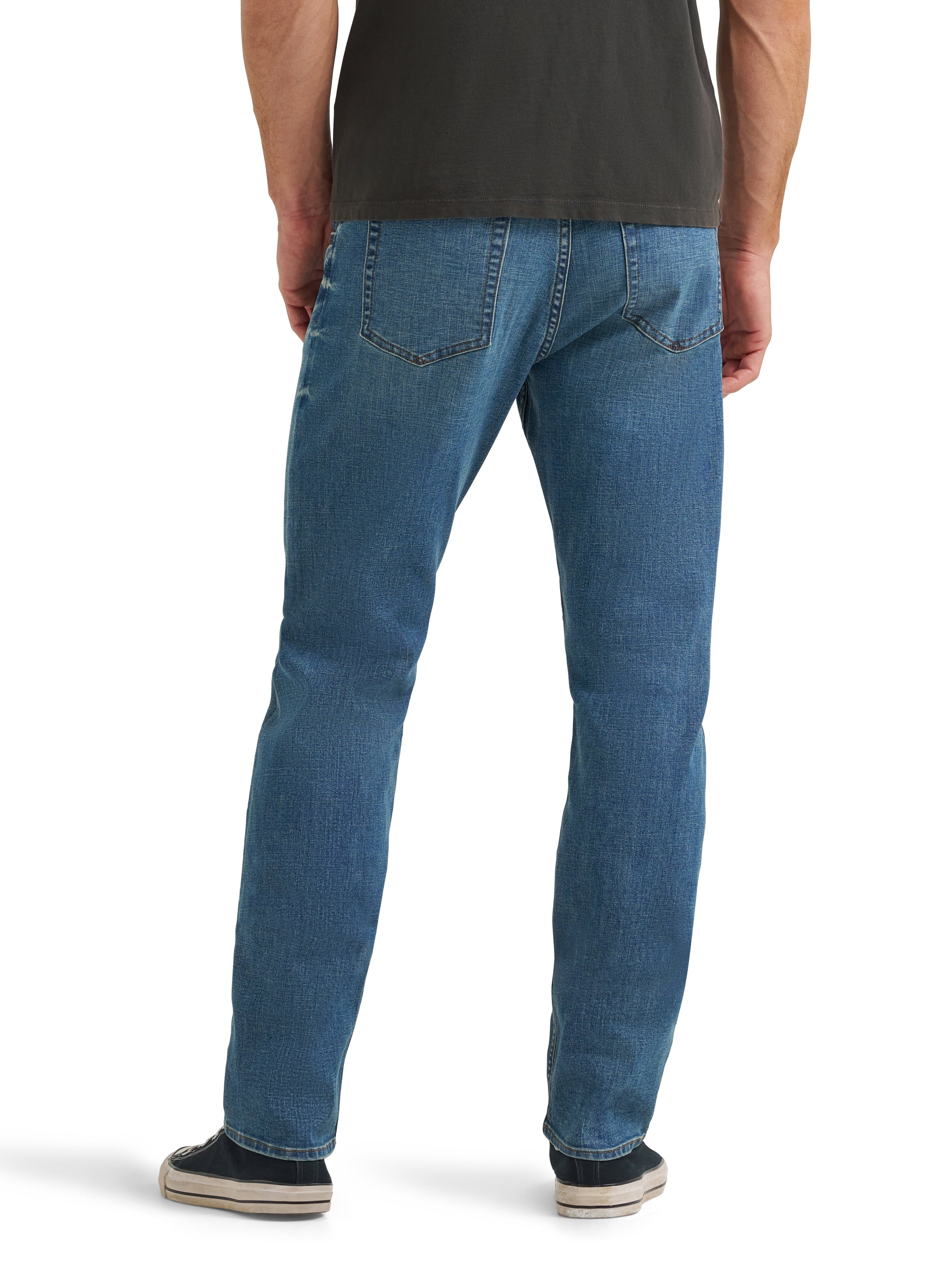 Wrangler® Men's All Day Flex Taper Fit Denim Jeans with Performance Waistband