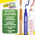 thumbnail image 6 of Crayola Silly Scents Mini Inspiration Art Case Coloring Set, Scented Markers, Arts and Crafts, Drawing Gift for Kids, Ages 4+, 6 of 6