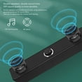 thumbnail image 3 of Wired Desktop Soundbar, Simple Volume Knob Dual 5W Active Full Frequency Drivers USB Computer Speakers 60Hz-16KHz  for Tablet, 3 of 7