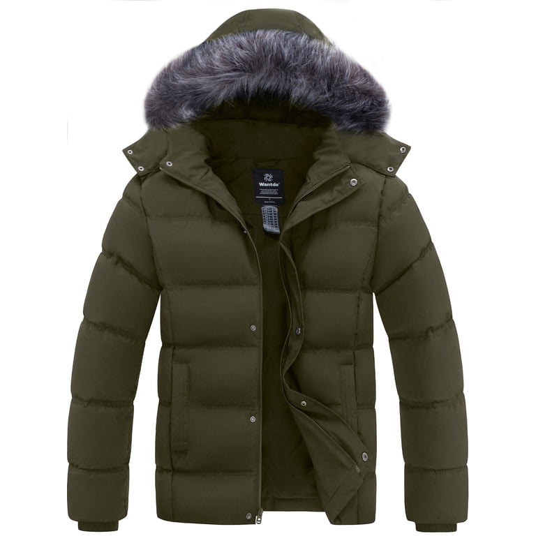 Wantdo Men's Winter Puffer Jacket Waterproof Parka photo 1