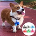 thumbnail image 1 of Flmtop Storage Container Bone Shaped Easy to Carry Plastic Pet Waste Bags for Outdoor Blue, 1 of 9