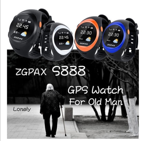 ZGPAX Smart Watch With SOS GPS Smartwatch S888 Anti Failing Alarm Tracker  For Man Woman Kids Gift | Walmart Canada