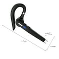 thumbnail image 3 of Auriculares Bluetooth para negocios, de oído, montados en la oreja, batería de larga duración, auriculares deportivos sin oreja, auriculares Bluetooth duraderos y fáciles de usar., 3 of 9
