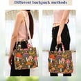 thumbnail image 4 of FORMRS Womens Corduroy Tote Bag Crossbody Shoulder Handbag with Pocket, Vibrant Mushroom, 4 of 7