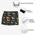 thumbnail image 5 of Rateoe Plaid Dachshund Mens Boxer Briefs Poly Spandex Performance Boxer Briefs Underwear Hem Boxer Briefs - Medium, 5 of 8
