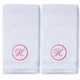thumbnail image 3 of Monogrammed Hand Towels for Bathroom Kitchen Makeup | Personalized Gift for Wedding-Bridal | Custom Luxury Turkish Towel | Spa Collection, Oversized, 16 X 30 Inch, Set of 2, 3 of 3