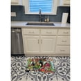 thumbnail image 3 of Wine Crab Shrimp and Oysters Machine Washable Memory Foam Mat, 3 of 4