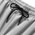 thumbnail image 5 of Homenesgenics Sweatpants Men with Pockets Jogger Winter Fleece-Lined Drawstring Elastic-Waist Cuffed Heavyweight Trousers Gray S, 5 of 6