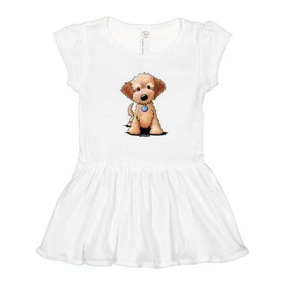 Inktastic KiniArt Mini Goldendoodle Girls Toddler Dress