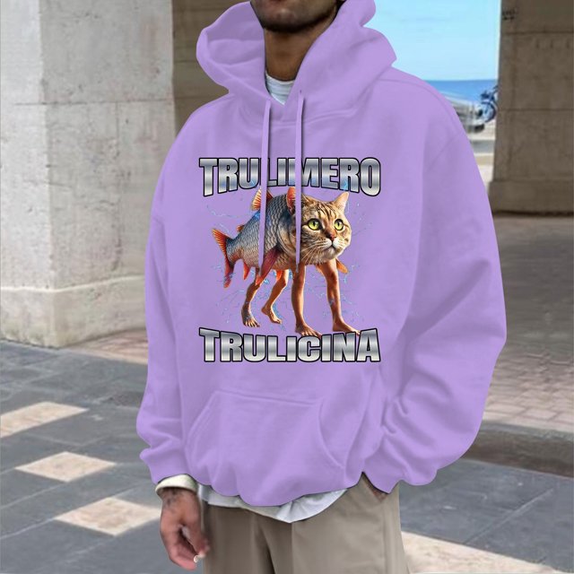 WILLBEST Sudaderas Navideñas para Hombre, Sudaderas Clásicas De Mitología China con Tela y Diseño Cómodos para Uso Informal. Grande
