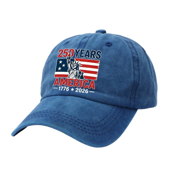 USA 250 Anniversary Cap American Flag Baseball Hat for Men Women