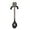 E, variant on Cat Spoon Short Handle Spoons Flatware Coffee Drinking Tools Kitchen Gadge