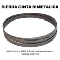 thumbnail image 1 of (7 a 8 metros) Segueta sierra cinta bimetalica 3/4" x 0.035” LENOX 18 PDD, 1 of 1