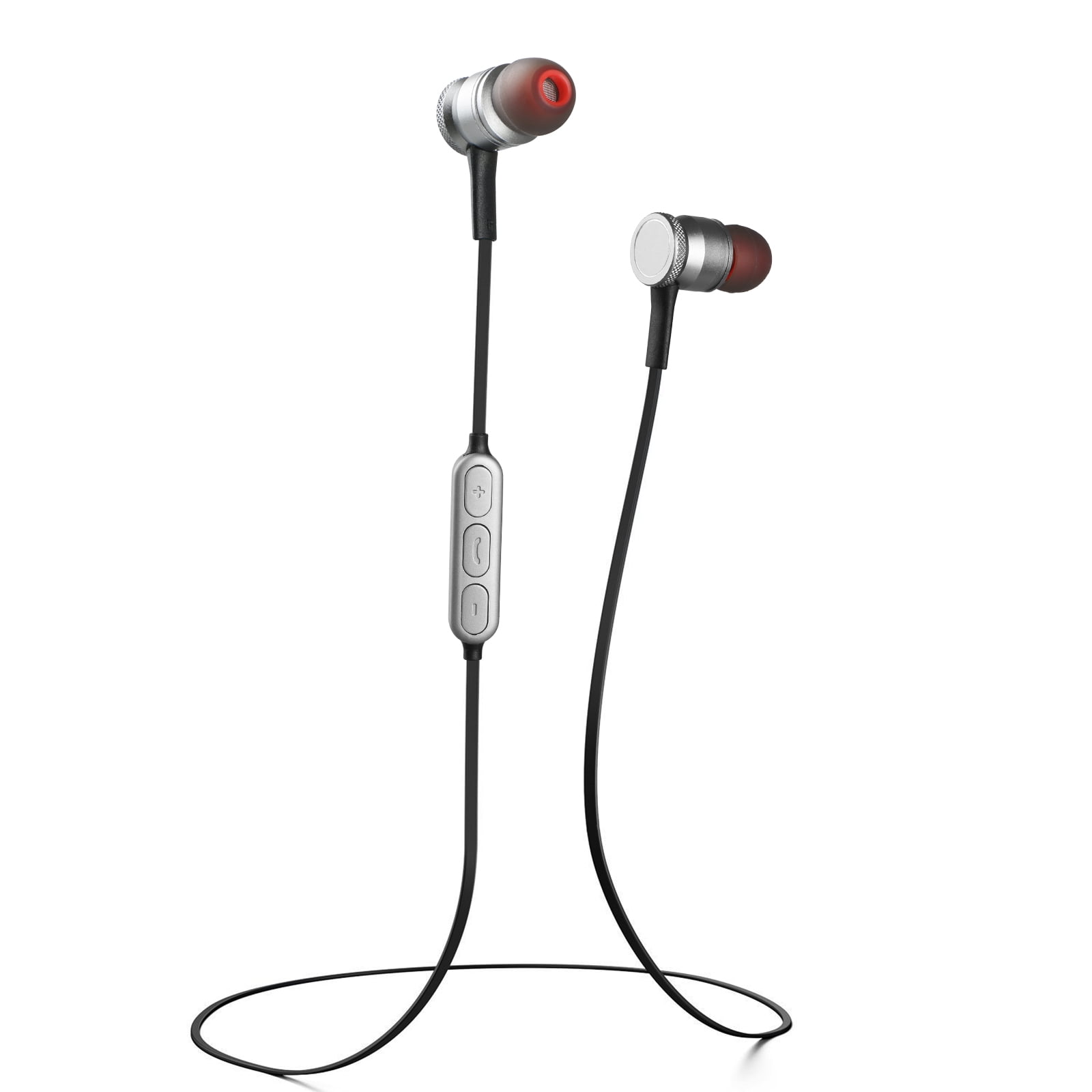 TSV Universa Bluetooth 4.0 Wireless Stereo Headset Sports Earphone Earbuds Magnet Attraction Headphone with Microphone for Smartphone