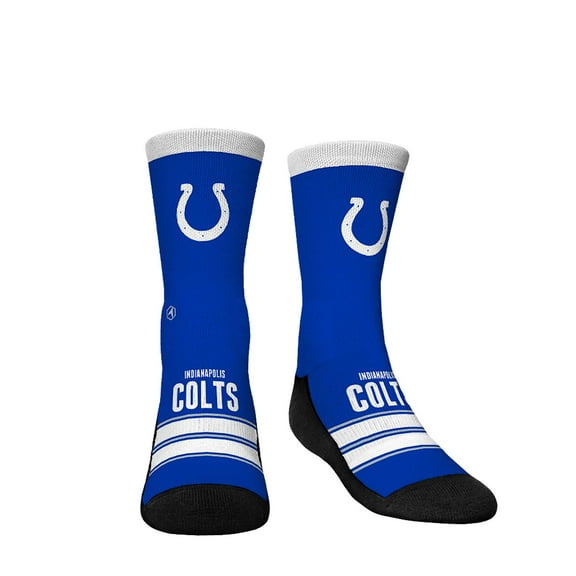 Youth Rock Em Socks Indianapolis Colts Gametime Stripe-Crew Socks