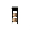 thumbnail image 4 of Baxton Studio Freya Modern Bohemian Black Finished Bayur Wood 1-Drawer Console Table, 4 of 5
