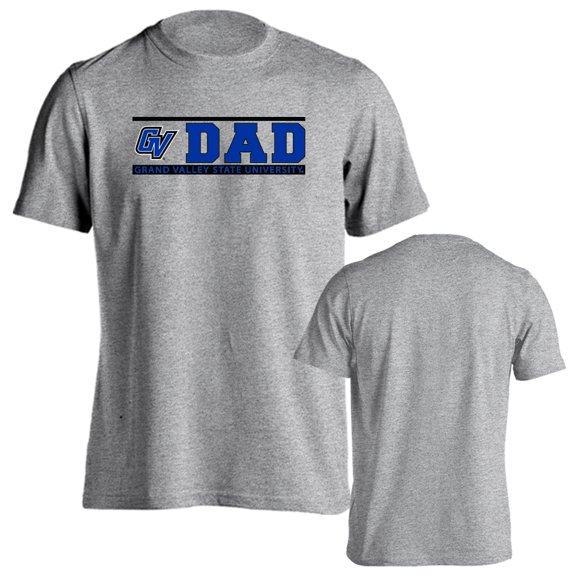 Grand Valley State University Lakers Dad Proud Parent Short Sleeve T-Shirt